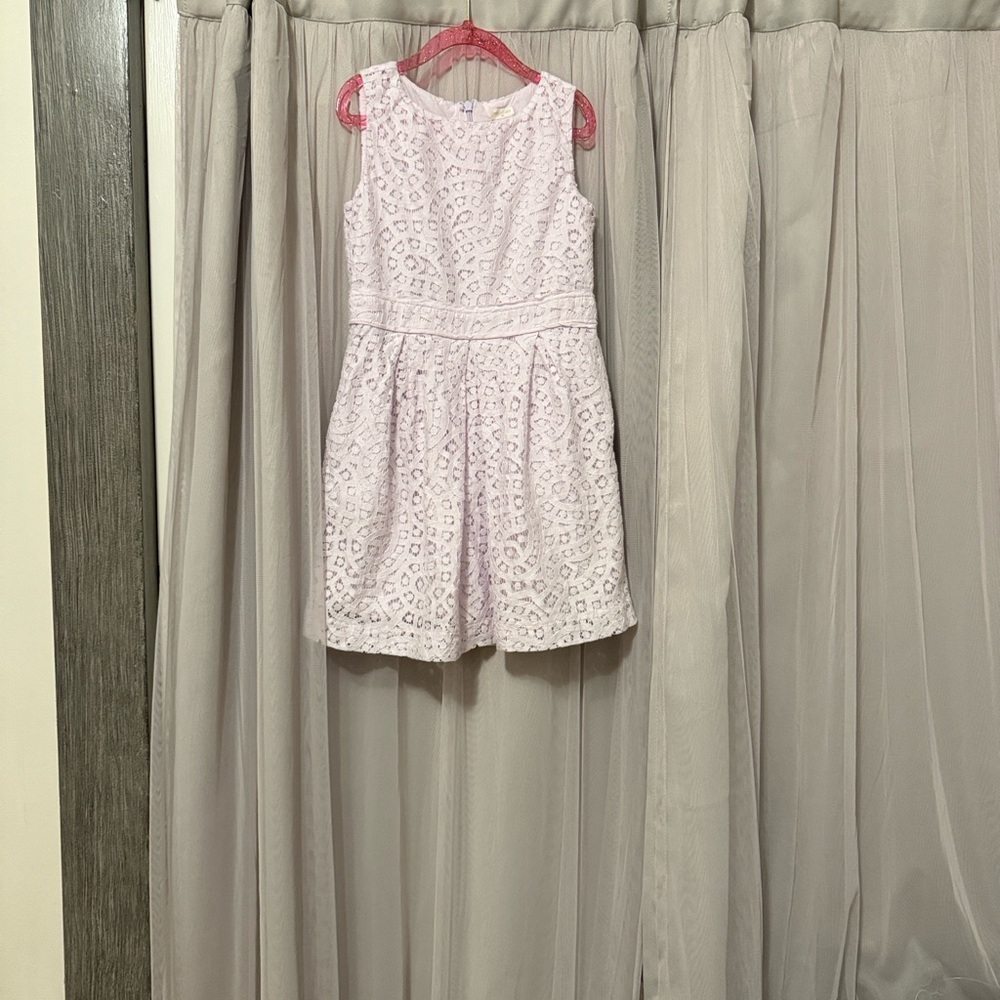 Crewcuts Lilac Lace Dress Girls Size 7